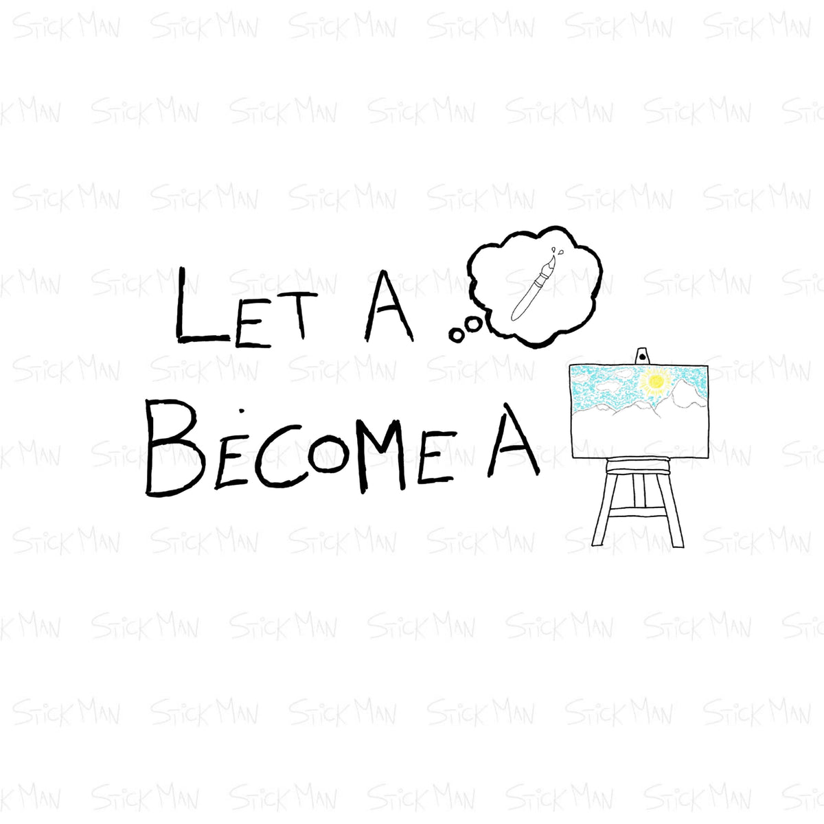 Let a think become a thing Hoodie